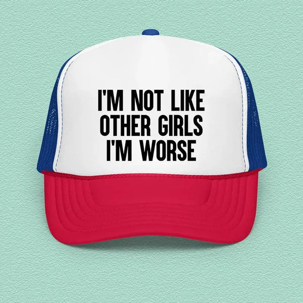 I Wonder If You Look Both Ways Trucker Hat – Funny Slogan Cap
