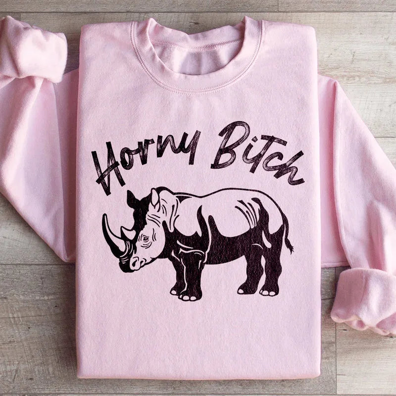 Horny B Sweatshirt – Funny Graphic Pullover for Bold Statement