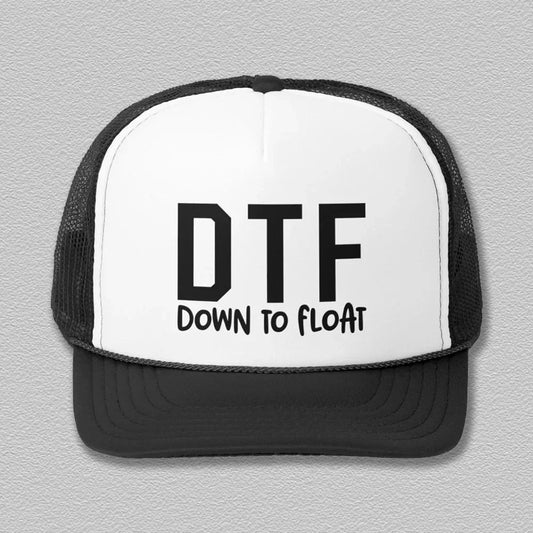 DTF Down To Float Trucker Hat – Cool Casual Snapback Cap