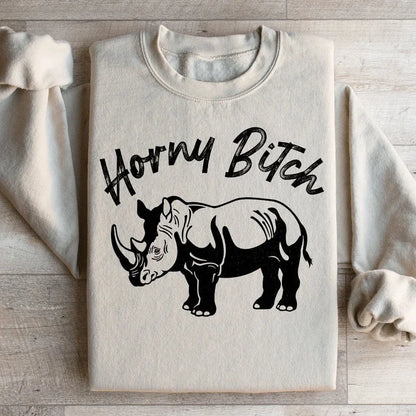 Horny B Sweatshirt – Funny Graphic Pullover for Bold Statement