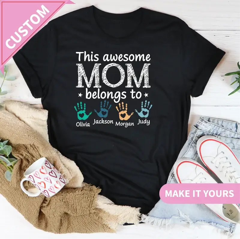 This Awesome Mama With Kids’ Names