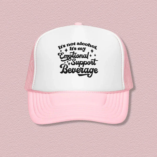 It’s Not Alcohol It’s My Emotional Support Trucker Hat – Funny Cap