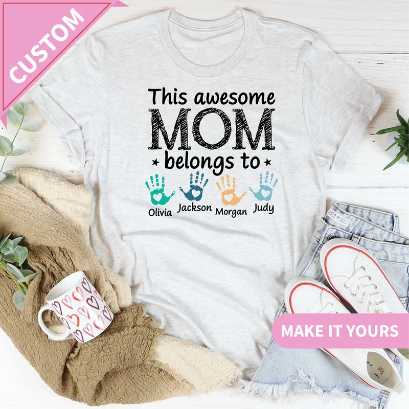 This Awesome Mama With Kids’ Names