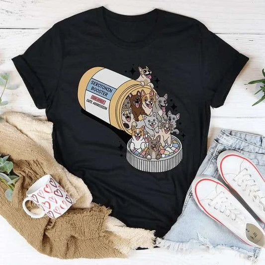 Dogs Happy Pills Tee