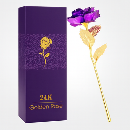 Gold Plated Rose Flower Birthday Romantic Valentine's Day /Mother's Day Gift
