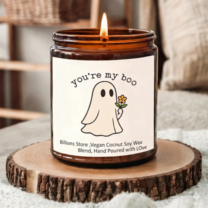 You’re My Boo” Halloween Candle – Cute Spooky Gift Candle