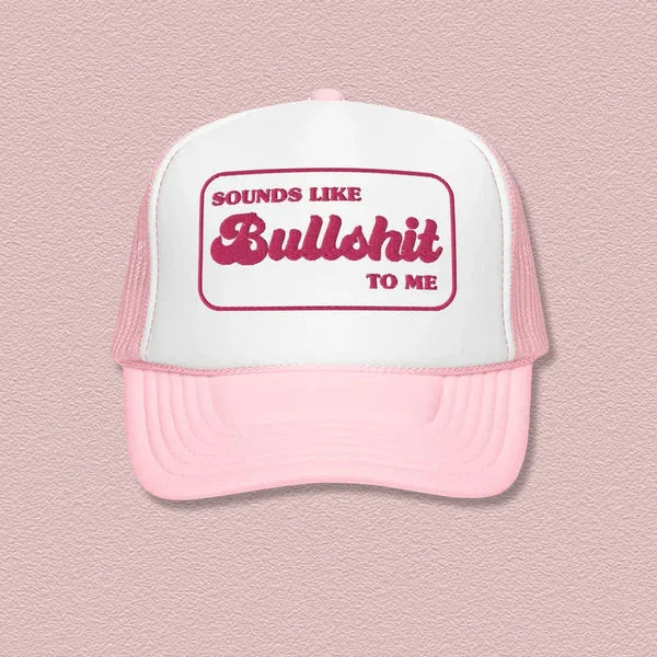 Sounds Like BS Trucker Hat – Funny Statement Mesh Cap
