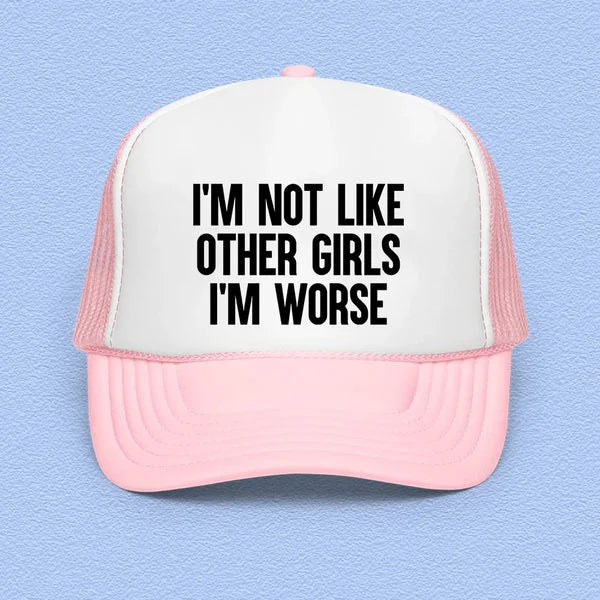I Wonder If You Look Both Ways Trucker Hat – Funny Slogan Cap
