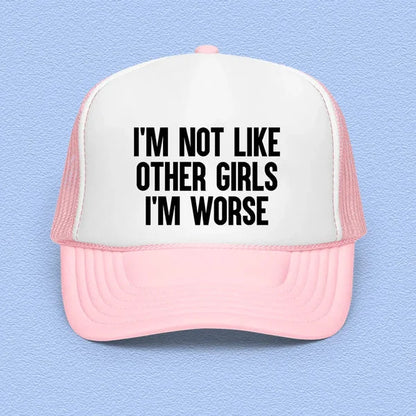 I Wonder If You Look Both Ways Trucker Hat – Funny Slogan Cap