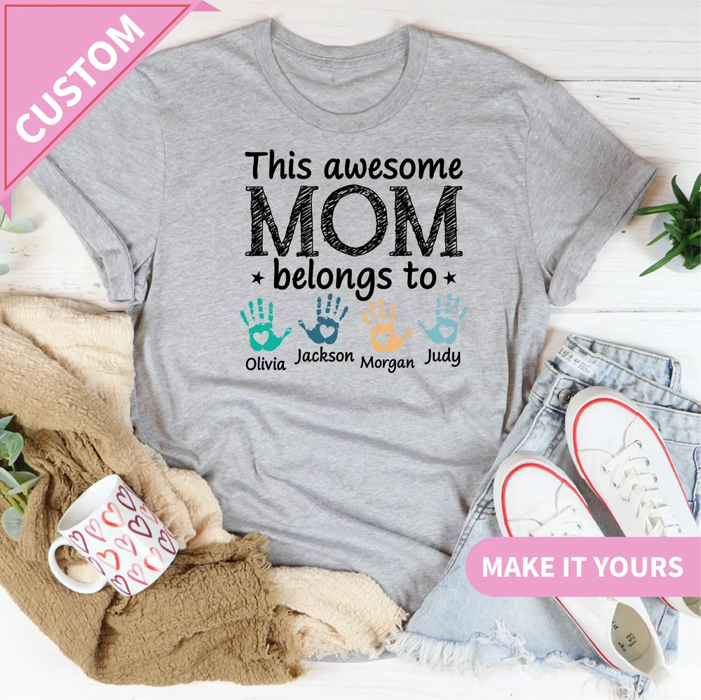 This Awesome Mama With Kids’ Names