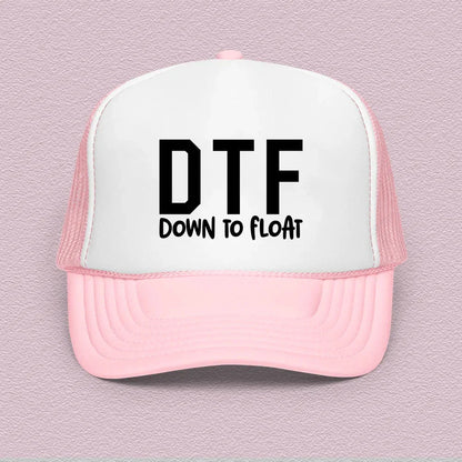 DTF Down To Float Trucker Hat – Cool Casual Snapback Cap