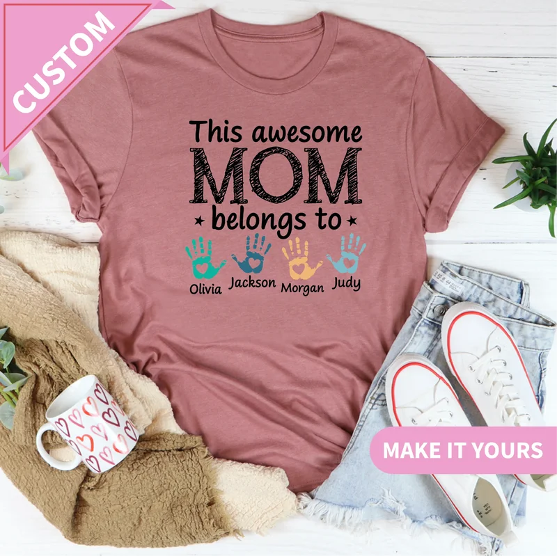 This Awesome Mama With Kids’ Names