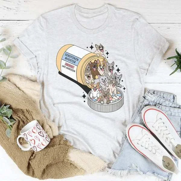 Dogs Happy Pills Tee