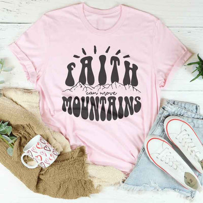 Faith Can Move Mountains – Christian Faith Graphic Tee
