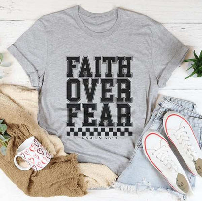 Faith Over Fear – Christian Faith Graphic Tee