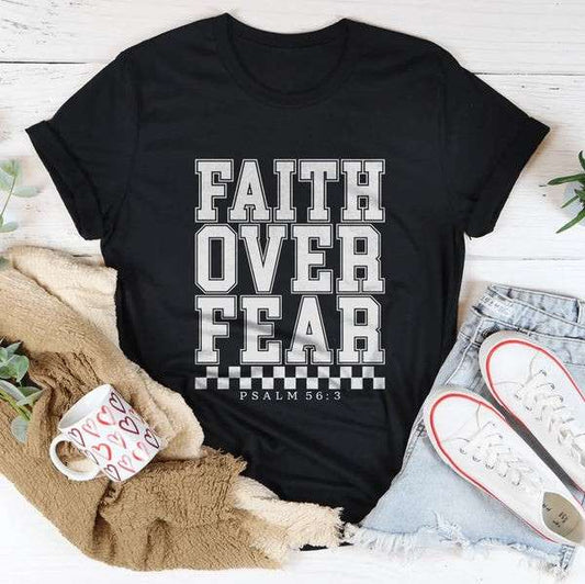Faith Over Fear – Christian Faith Graphic Tee