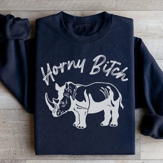 Horny B Sweatshirt – Funny Graphic Pullover for Bold Statement