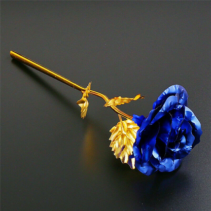 24K Gold Dipped Foil Rose – Luxury Gift Bouquet for Valentine’s Day, Mom, Wife, Girlfriend, Birthday & Anniversary