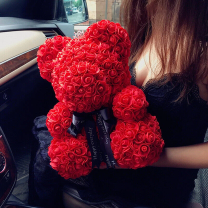 Teddy Bear with Gift Box – Romantic Valentine’s, Birthday & Anniversary Gift for Women, Girlfriend, Wife
