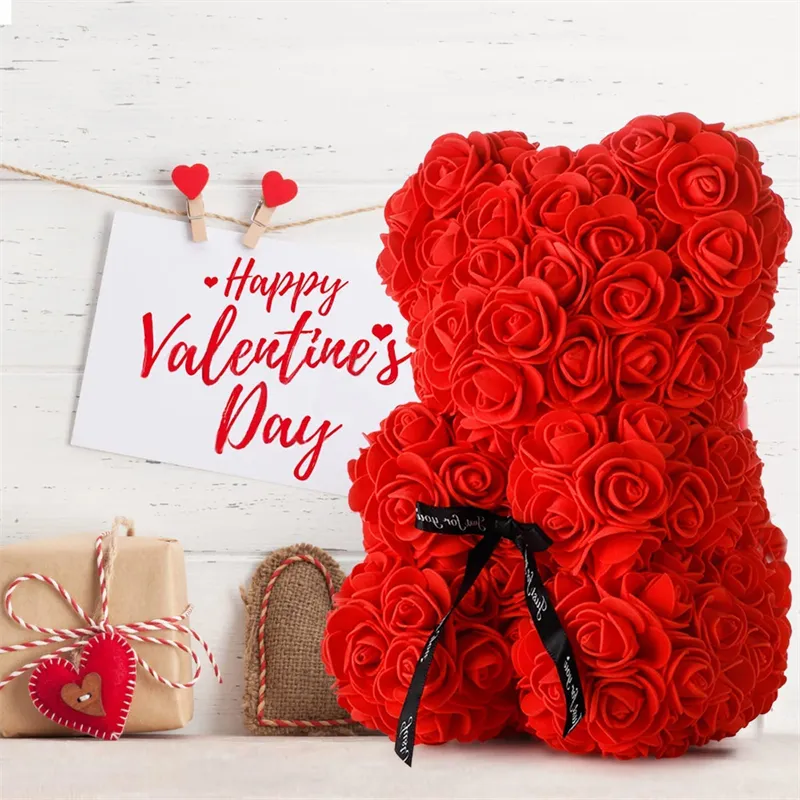 Teddy Bear with Gift Box – Romantic Valentine’s, Birthday & Anniversary Gift for Women, Girlfriend, Wife