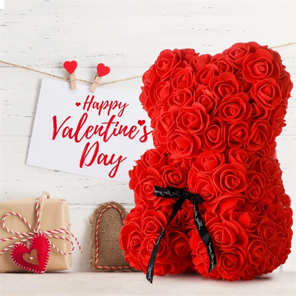 Teddy Bear with Gift Box – Romantic Valentine’s, Birthday & Anniversary Gift for Women, Girlfriend, Wife