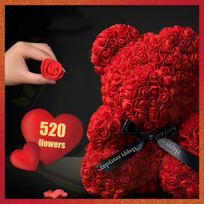Teddy Bear with Gift Box – Romantic Valentine’s, Birthday & Anniversary Gift for Women, Girlfriend, Wife
