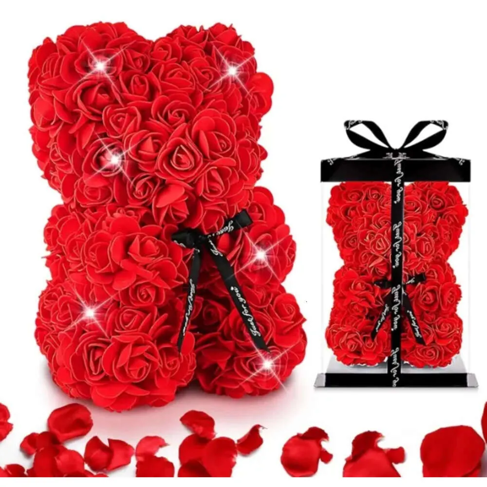 Teddy Bear with Gift Box – Romantic Valentine’s, Birthday & Anniversary Gift for Women, Girlfriend, Wife
