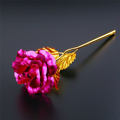 24K Gold Dipped Foil Rose – Luxury Gift Bouquet for Valentine’s Day, Mom, Wife, Girlfriend, Birthday & Anniversary