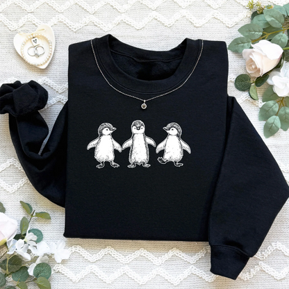 Dancing Penguin Sweatshirt – Cute Cozy Gift for Animal Lovers