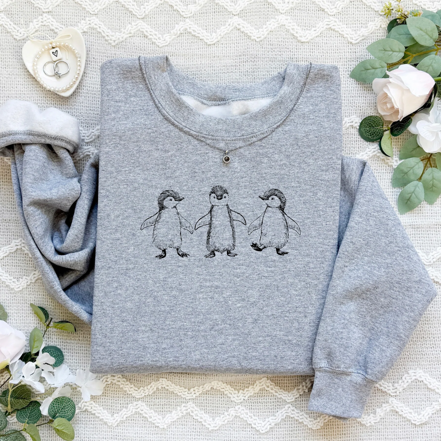 Dancing Penguin Sweatshirt – Cute Cozy Gift for Animal Lovers
