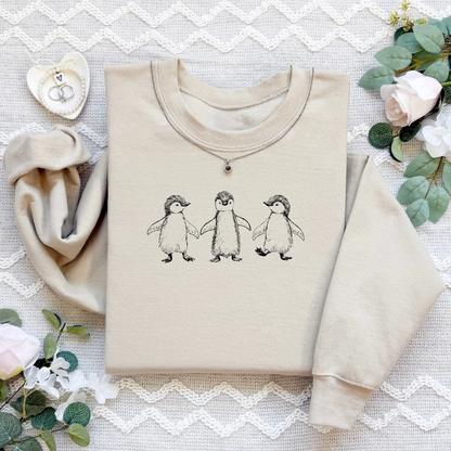 Dancing Penguin Sweatshirt – Cute Cozy Gift for Animal Lovers