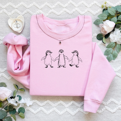 Dancing Penguin Sweatshirt – Cute Cozy Gift for Animal Lovers