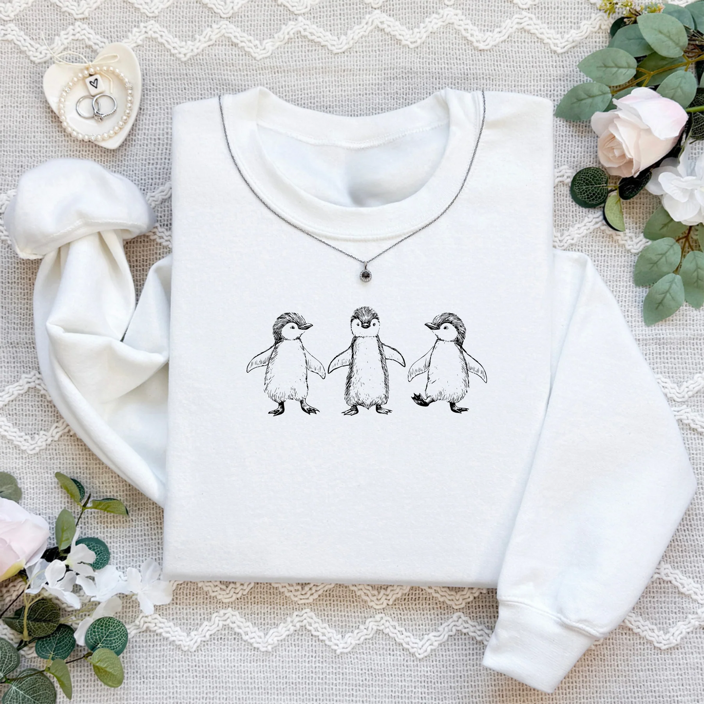 Dancing Penguin Sweatshirt – Cute Cozy Gift for Animal Lovers