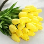 Artificial Tulips Bundle, 10 Pack Real Touch for Wedding, Home, Party & Festival Decor