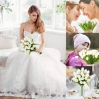 Artificial Tulips Bundle, 10 Pack Real Touch for Wedding, Home, Party & Festival Decor