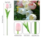 Artificial Tulips Bundle, 10 Pack Real Touch for Wedding, Home, Party & Festival Decor